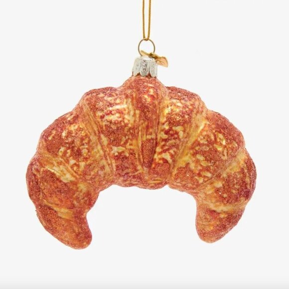 CROISSANT CHRISTMAS ORNAMENT - Picture 1 of 1